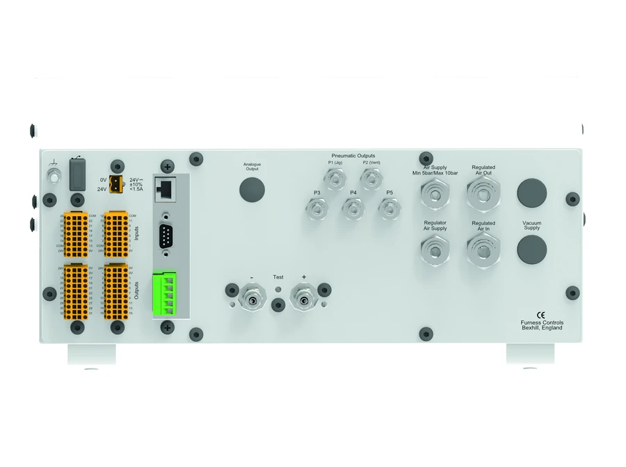 Parte trasera del comprobador de fugas FCO790